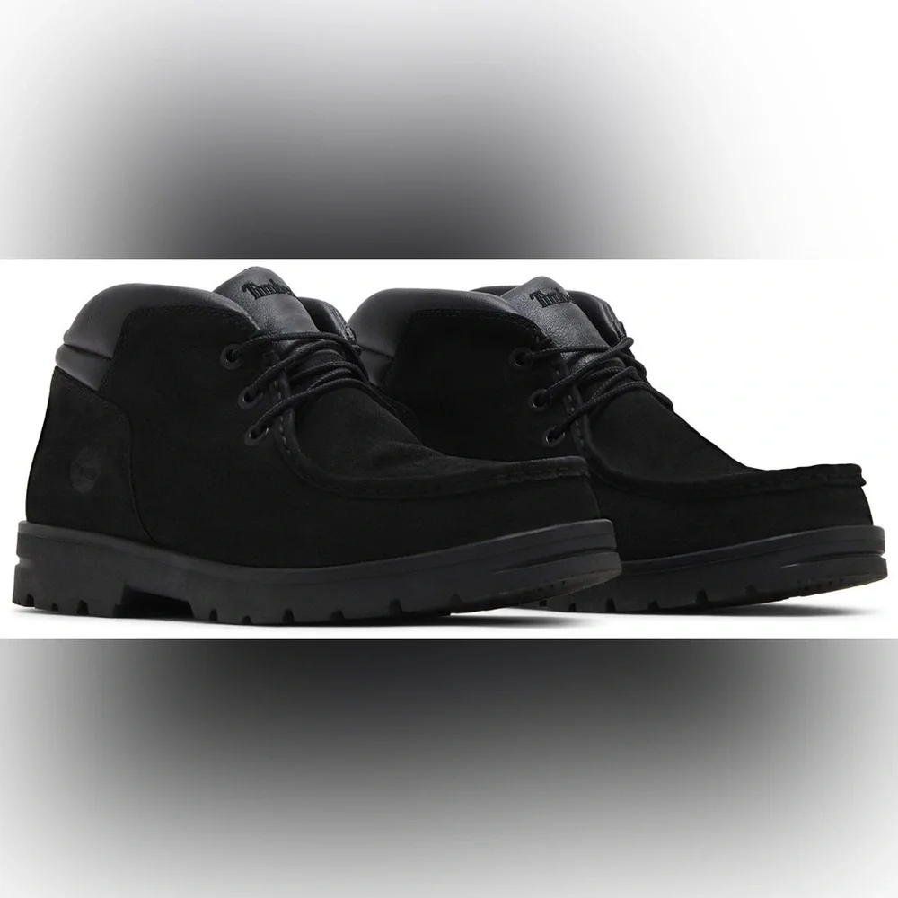 Timberland Black Newtonbrook Moc Toe Chukka Boots Size 10.5